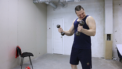 The big guy decided to become an arm wrestling champion The big guy decided to become an arm wrestling champion